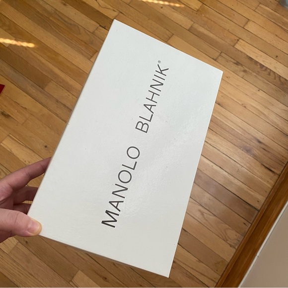 Manolo Blahnik Black Heels with Kitten Heel Mules Bely 50 Suede 38 8 7.5 - Picture 14 of 15